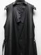 (ͽ���ʡ�10������11������ͽ��/kiryuyrik������奦����奦/Emboss Silley Jersey Flare Vest/Black