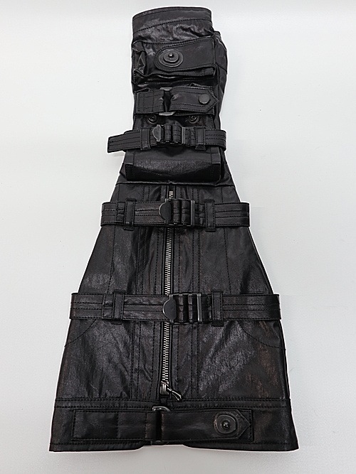 JULIUS����ꥦ��/LAMINATED CLOTH ACCESSORY9/BLACK