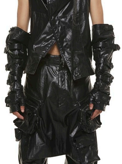 (ͽ����)2��3������ͽ��/JULIUS����ꥦ��/LAMINATED CLOTH ACCESSORY9/BLACK��