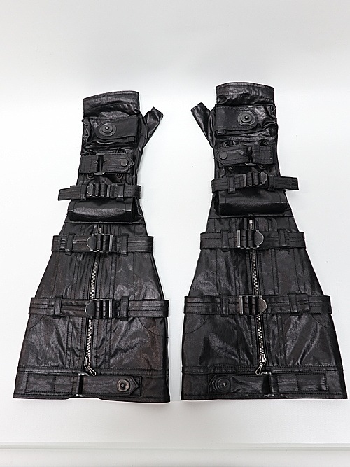 JULIUS����ꥦ��/LAMINATED CLOTH ACCESSORY9/BLACK