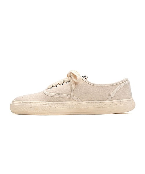 Maison MIHARA YASUHIRO���᥾�� �ߥϥ�䥹�ҥ�/ PAST SOLE CANVAS LOW TOP SNEAKER/WHITE.