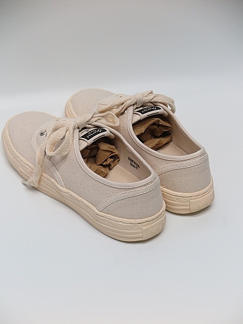Maison MIHARA YASUHIRO���᥾�� �ߥϥ�䥹�ҥ�/ PAST SOLE CANVAS LOW TOP SNEAKER/WHITE.