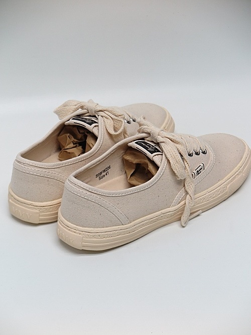 Maison MIHARA YASUHIRO���᥾�� �ߥϥ�䥹�ҥ�/ PAST SOLE CANVAS LOW TOP SNEAKER/WHITE.