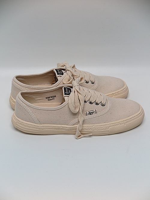 Maison MIHARA YASUHIRO���᥾�� �ߥϥ�䥹�ҥ�/ PAST SOLE CANVAS LOW TOP SNEAKER/WHITE.