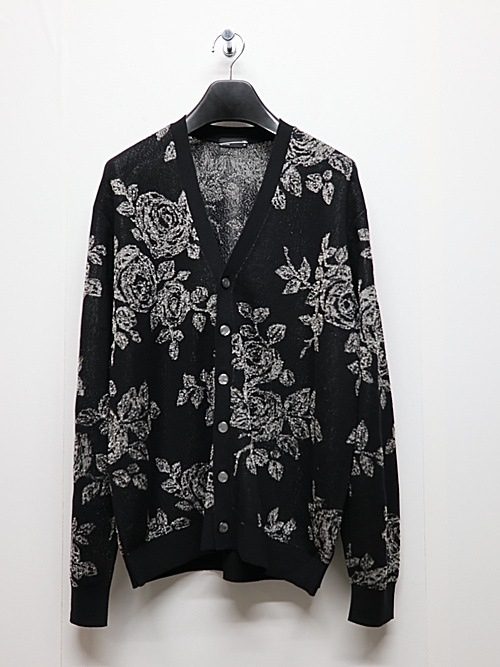 LAD MUSICIAN����å� �ߥ塼�������/H/G SHEER JQ CARDIGAN/BLACK