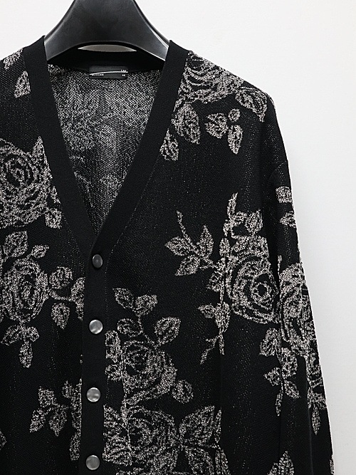 LAD MUSICIAN����å� �ߥ塼�������/H/G SHEER JQ CARDIGAN/BLACK