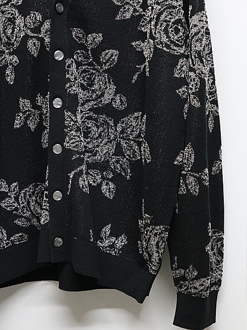 LAD MUSICIAN����å� �ߥ塼�������/H/G SHEER JQ CARDIGAN/BLACK