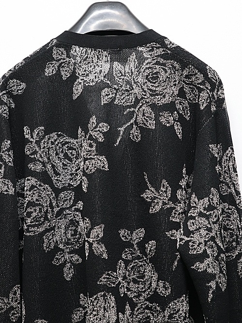 LAD MUSICIAN����å� �ߥ塼�������/H/G SHEER JQ CARDIGAN/BLACK