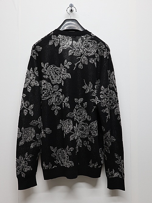 LAD MUSICIAN����å� �ߥ塼�������/H/G SHEER JQ CARDIGAN/BLACK