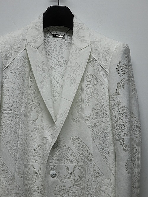 (ͽ���ʡ�6��7������ͽ��/kiryuyrik������奦����奦/CROSS-Lace Flare Jacket/White