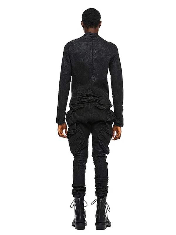 JULIUS����ꥦ��/10.5oz STRETCH DENIM BLOUSON7/BLACK