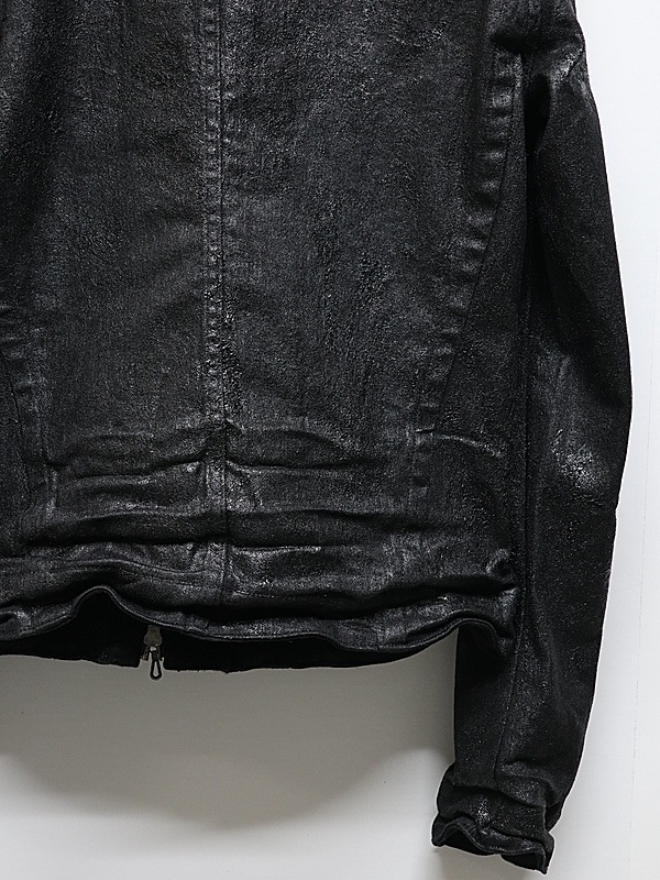 JULIUS����ꥦ��/10.5oz STRETCH DENIM BLOUSON7/BLACK