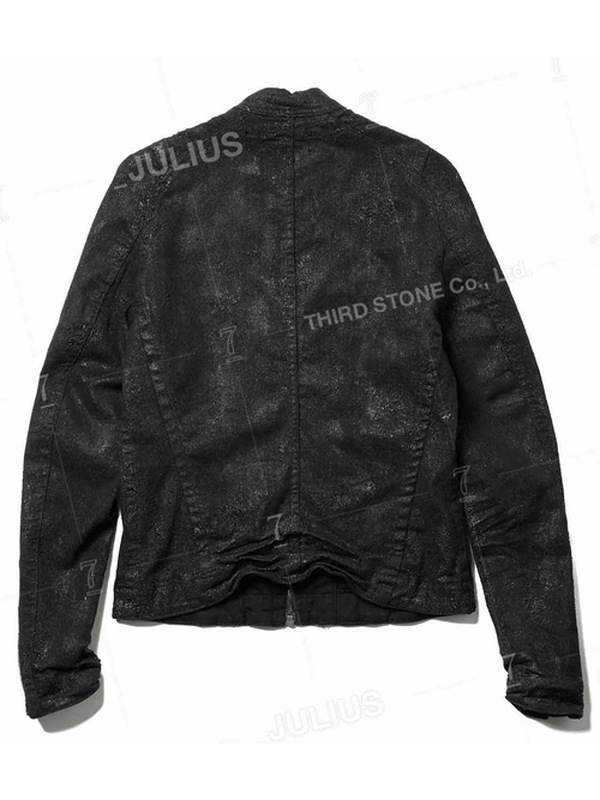 (ͽ����)9��10������ͽ��/JULIUS����ꥦ��/10.5oz STRETCH DENIM BLOUSON7/BLACK