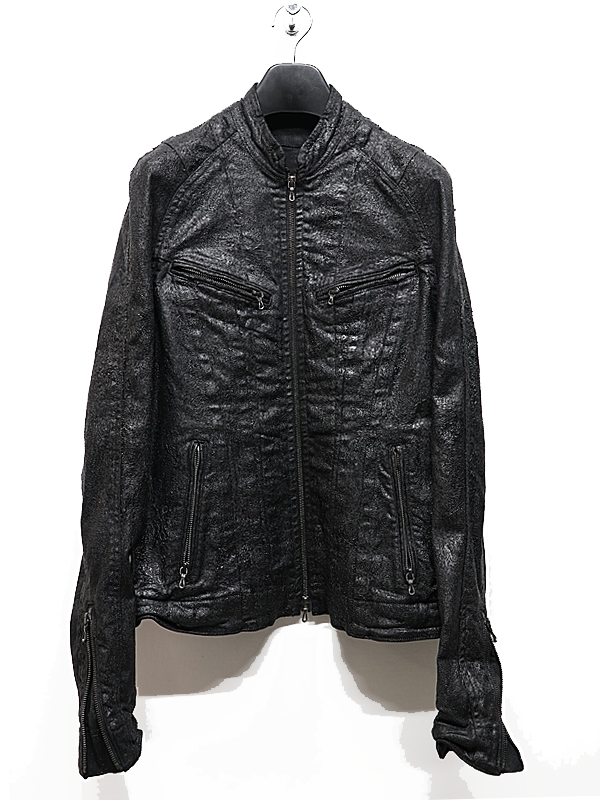 JULIUS����ꥦ��/10.5oz STRETCH DENIM BLOUSON7/BLACK