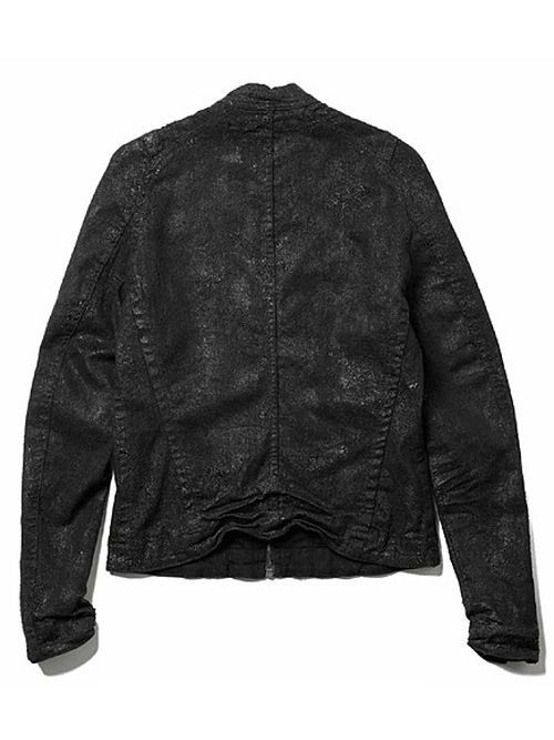 (ͽ����)9��10������ͽ��/JULIUS����ꥦ��/10.5oz STRETCH DENIM BLOUSON7/BLACK