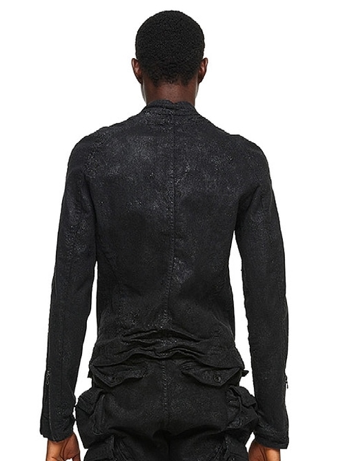 (ͽ����)9��10������ͽ��/JULIUS����ꥦ��/10.5oz STRETCH DENIM BLOUSON7/BLACK