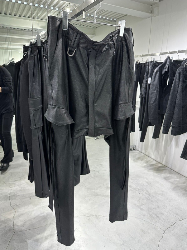 (ͽ���ʡ�10������11������ͽ��/kiryuyrik������奦����奦/Emboss Silley Jersey Saruel Bondage Pants/Black
