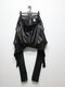 (ͽ���ʡ�10������11������ͽ��/kiryuyrik������奦����奦/Emboss Silley Jersey Saruel Bondage Pants/Black