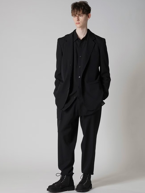 SALE30%OFF/Yohji Yamamoto���襦����ޥ��/RE����� ��֥ե�åץݥ��åȥѥ��/BLACK