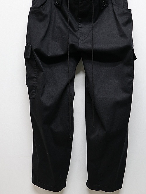 Ground Y饦ɥ磻/20 KATSURAGI HIGH WAIST CARGO PANTS/BLK