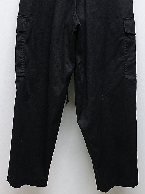 Ground Y饦ɥ磻/20 KATSURAGI HIGH WAIST CARGO PANTS/BLK