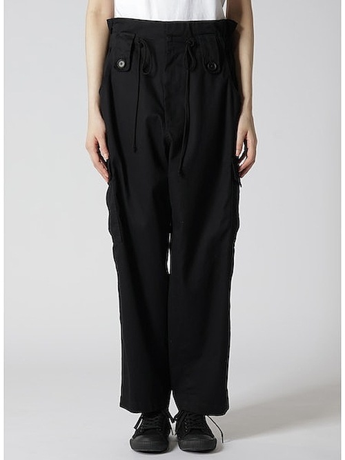 SALE30%OFF/Ground Y饦ɥ磻/20 KATSURAGI HIGH WAIST CARGO PANTS/BLK.