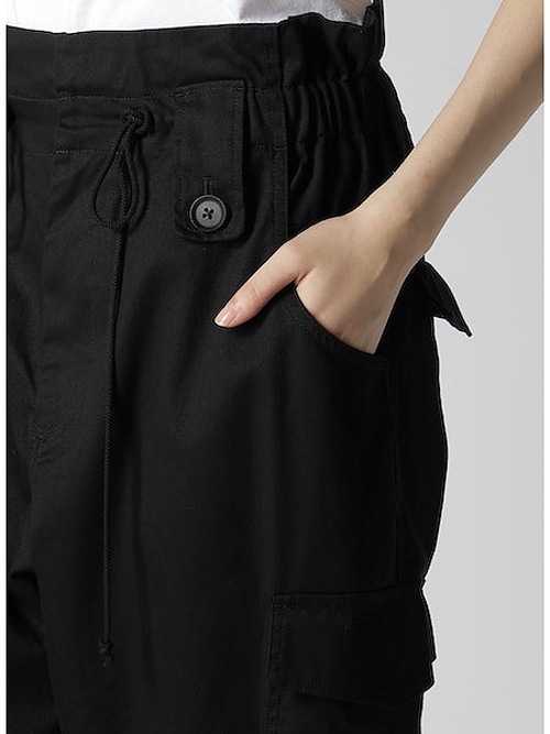 SALE30%OFF/Ground Y饦ɥ磻/20 KATSURAGI HIGH WAIST CARGO PANTS/BLK.