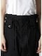 SALE30%OFF/Ground Y饦ɥ磻/20 KATSURAGI HIGH WAIST CARGO PANTS/BLK.