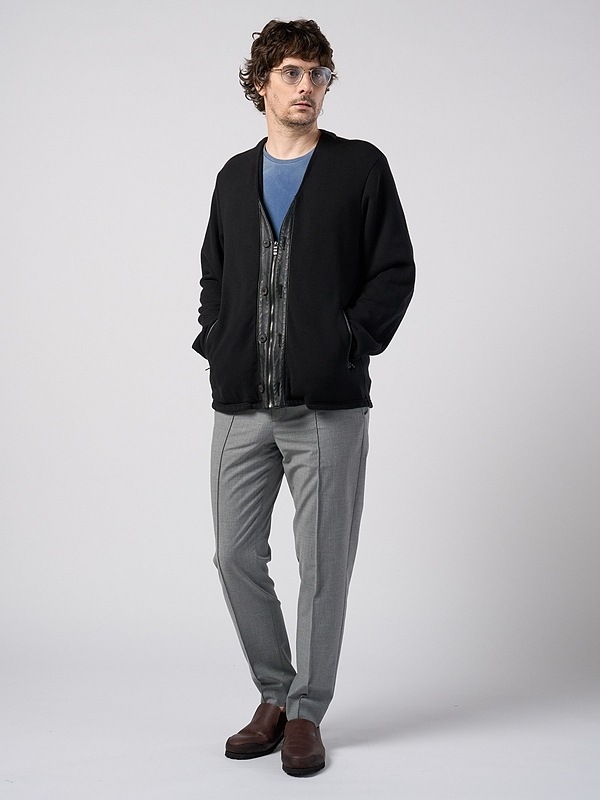 (ͽ���ʡ�1��2������ͽ��/wjk�����֥른��������/soft luxe urake zip-up jacket/black