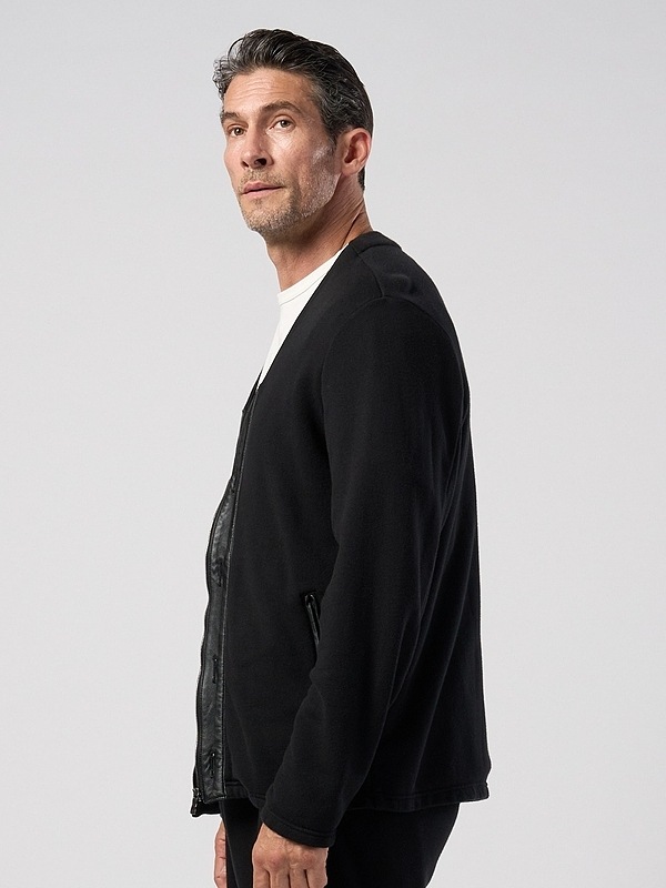 (ͽ���ʡ�1��2������ͽ��/wjk�����֥른��������/soft luxe urake zip-up jacket/black