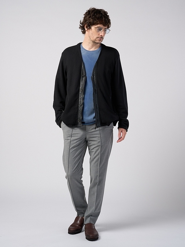 (ͽ���ʡ�1��2������ͽ��/wjk�����֥른��������/soft luxe urake zip-up jacket/black
