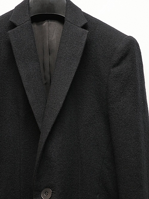 JULIUSꥦ/WOOL/RAYON/SILK SHRINK KERSEY JACKET1/BLACK.