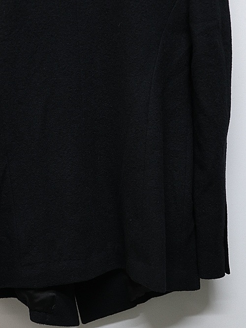 JULIUSꥦ/WOOL/RAYON/SILK SHRINK KERSEY JACKET1/BLACK.