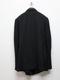 JULIUSꥦ/WOOL/RAYON/SILK SHRINK KERSEY JACKET1/BLACK.