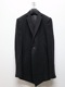 JULIUSꥦ/WOOL/RAYON/SILK SHRINK KERSEY JACKET1/BLACK.