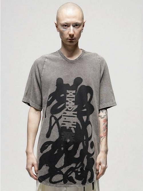 SALE30%OFF/JULIUSꥦ/FADED COTTON JERSEY CUT & SEWN4/DUSTBK.