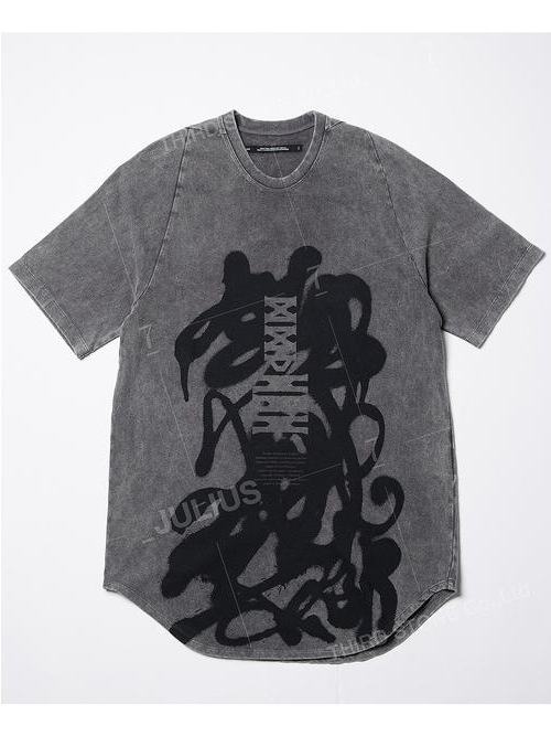 SALE30%OFF/JULIUSꥦ/FADED COTTON JERSEY CUT & SEWN4/DUSTBK.