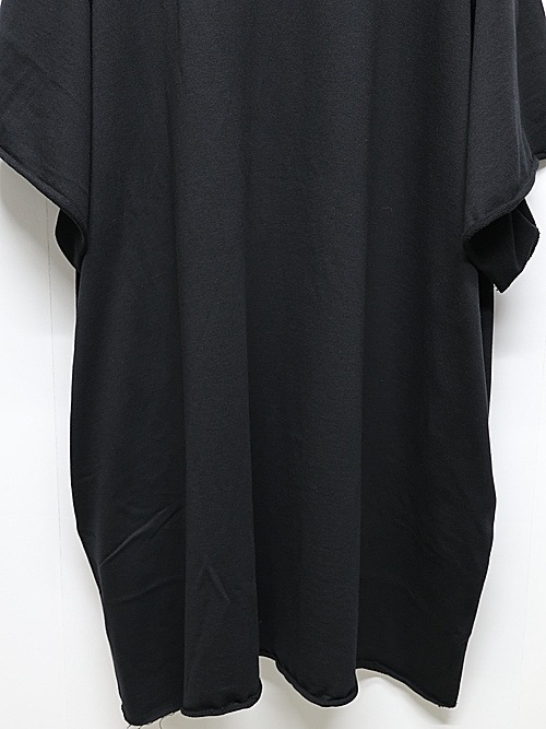 Ground Y饦ɥ磻/40/20 MINI FLEECE LONG HOODIE W/CHEST POCKET/BLACK