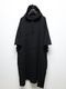Ground Y饦ɥ磻/40/20 MINI FLEECE LONG HOODIE W/CHEST POCKET/BLACK