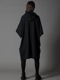 Ground Y饦ɥ磻/40/20 MINI FLEECE LONG HOODIE W/CHEST POCKET/BLACK
