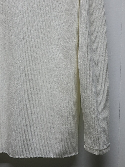 RESOUND CLOTHINGꥵɥ/cutoff rail longsleave/WHITE