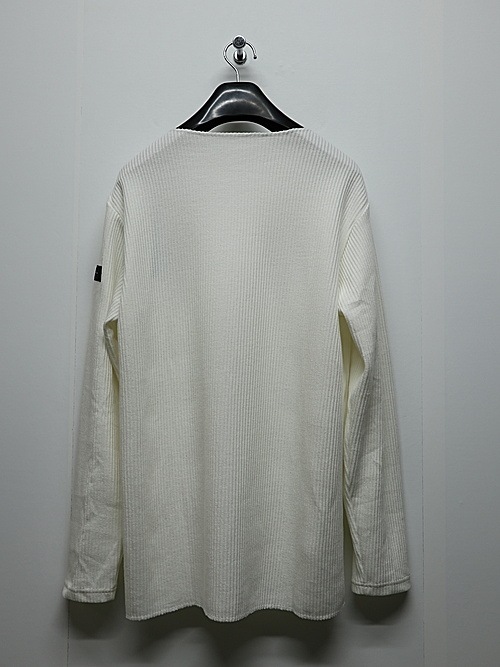 RESOUND CLOTHINGꥵɥ/cutoff rail longsleave/WHITE