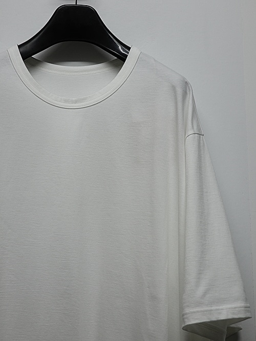 Ground Y�����饦��ɥ磻/30/- COTTON JERSEY HEM JUMBO SHORT SLEEVED T/OFF WHITE