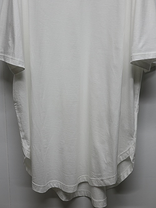 Ground Y�����饦��ɥ磻/30/- COTTON JERSEY HEM JUMBO SHORT SLEEVED T/OFF WHITE