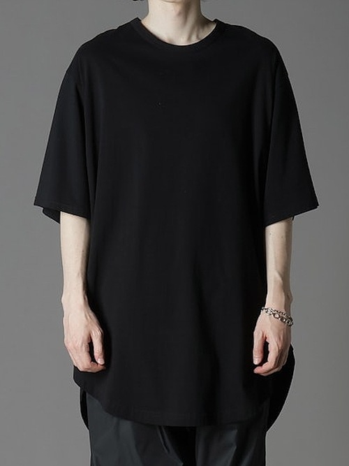 Ground Y�����饦��ɥ磻/30/- COTTON JERSEY HEM JUMBO SHORT SLEEVED T/OFF WHITE