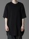 Ground Y�����饦��ɥ磻/30/- COTTON JERSEY HEM JUMBO SHORT SLEEVED T/OFF WHITE