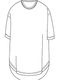 Ground Y�����饦��ɥ磻/30/- COTTON JERSEY HEM JUMBO SHORT SLEEVED T/OFF WHITE