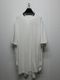 Ground Y�����饦��ɥ磻/30/- COTTON JERSEY HEM JUMBO SHORT SLEEVED T/OFF WHITE
