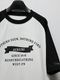 RESOUND CLOTHING���ꥵ����ɥ���������/college raglan OVER TEE/WHBK