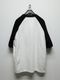 RESOUND CLOTHING���ꥵ����ɥ���������/college raglan OVER TEE/WHBK